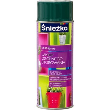 SPRAY ŚNIEŻKA MULTI R6005 ZIELONY CIEMNY 400ML