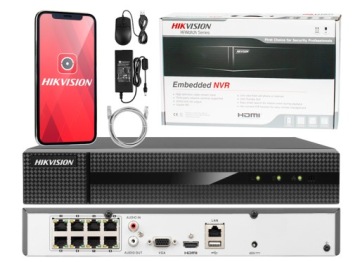 Набор Hikvision из 5 IP-камер PoE 4 МП + рекордер