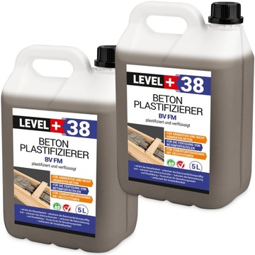 Plastyfikator do Betonu 10L Domieszka Level+38