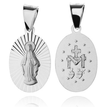 CUDOWNY MEDALIK SREBRNY MATKA BOSKA CUDOWNA