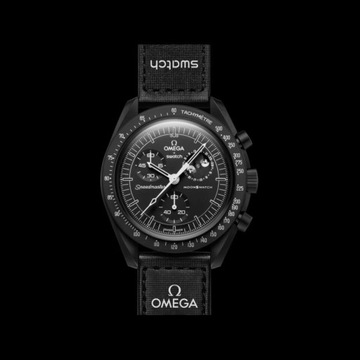 Swatch x Omega Moonswatch Mission to The Moonphase Black New Moon
