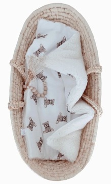 Теплый зимний плед на коляску, кроватку-овечку 75х100