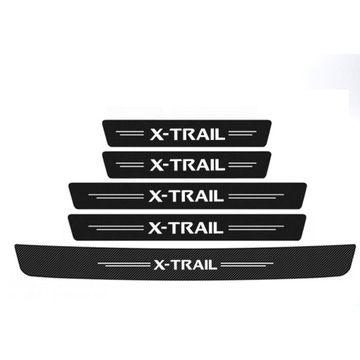 5 Наклейка на порог автомобиля Nissan X-Trail