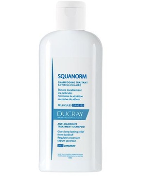 Ducray Squanorm 200ml szampon na łupież tłusty