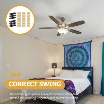 Световой балансир вентилятора, 8 комплектов