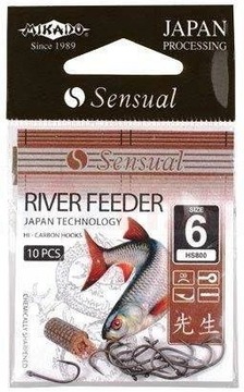 Mikado Haczyki Sensual River Feeder 10 DB-10szt