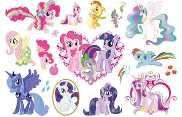 TATUAŻE DLA DZIECI ZMYWALNE MY LITTLE PONY
