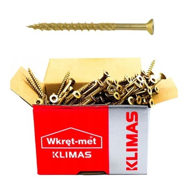 WKRĘT-MET Wkręty ciesielskie do drewna 4,5x70mm 250 szt.