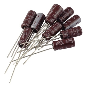 Kondensator elektr. 10uF 25V Low ESR - [10szt]
