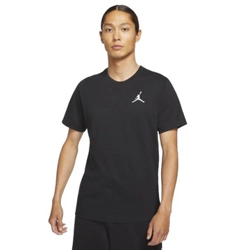 Koszulka męska T-shirt Nike Air Jordan Logo Jumpman Czarna (DC7485-010) M