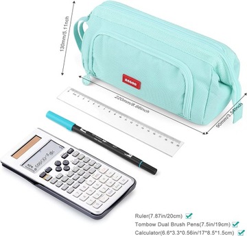 Большие пеналы на молнии, СИНИЕ.