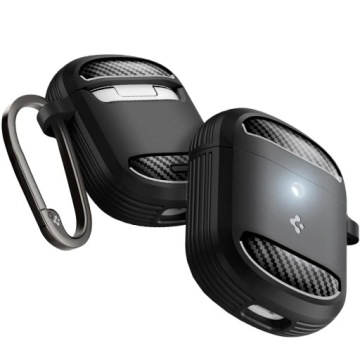 Pouzdro pro Pixel Buds Pro 2 1, Spigen Rugged Armor, pouzdro karabina