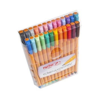 Cienkopis rc-04 25 sztuk w komplecie mix RYSTOR