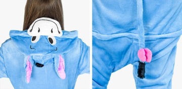 KOSTIUM ONESIE KIGURUMI KOMBINEZON PIŻAMA JEDNOCZĘŚCIOWA CIEPŁY DRES M