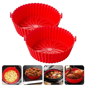 Силиконовая накладка на корзину для фритюрницы, 2 шт.