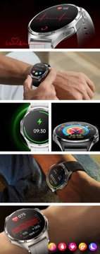 Мужские умные часы Cardiowatch Гликемия ЭКГ Amoled POL серебро