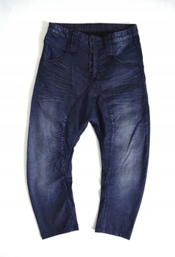 HUMOR męskie spodnie jeans przecierane baggy r. 30