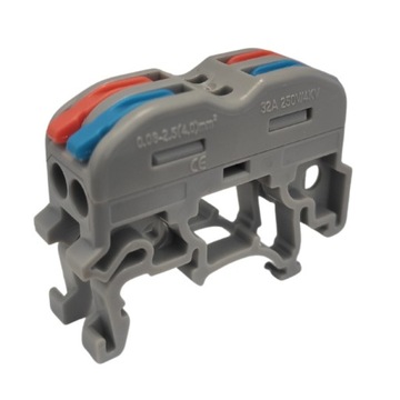SZYBKOZŁĄCZKA SZYNA 2xTOR PCG222C 0.08-2,5MM2