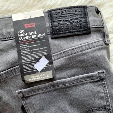 LEVI'S 720 High Rise Super Skinny W30 L30 30x30