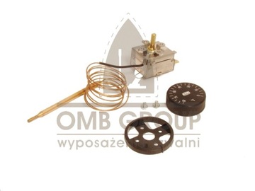 TERMOSTAT 0-90 STOPNI Z KAPILARĄ I POKRĘTŁEM 230V