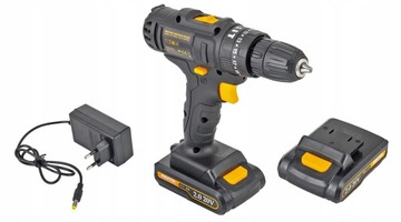 Дрель ОТВЕРТКА 20В УДАРНАЯ 2x2AH + DEWALT 32 шт. САМОЗЖИМНЫЙ ДЕРЖАТЕЛЬ