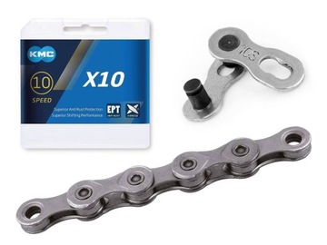 Łańcuch KMC X10 EPT Antykorozyjny 114 ogniw 10-rz
