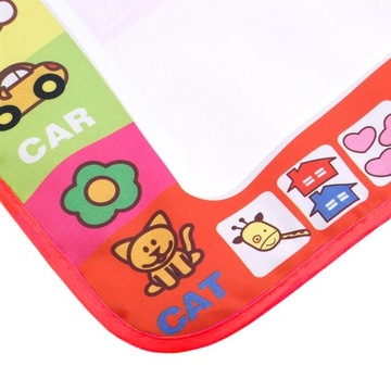 БОЛЬШОЙ ВОДНЫЙ КОВРИК ДЛЯ РИСОВАНИЯ +2 РУЧКИ