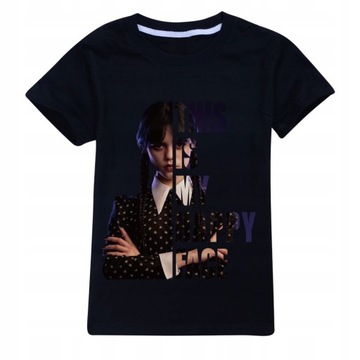 WEDNESDAY ADDAMS летняя футболка с короткими рукавами