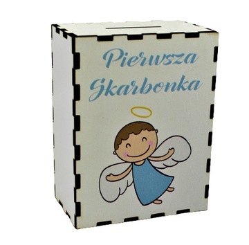 Skarbonka Dla Dziecka Nadruk Pierwsza Skarbonka