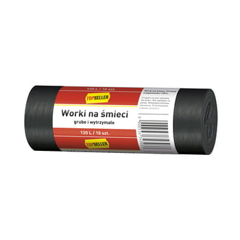 Topseller worki na śmieci 120l 10szt
