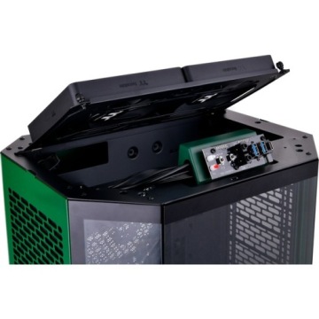 Микробашня Thermaltake The Tower 300 TG Racing Green