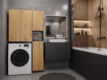 MARPOL DD НАБОР ДЛЯ ВАННОЙ ПОЛКИ ARTISAN АНТРАЦИТОВЫЙ