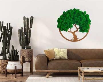 ПОДАРОЧНОЕ деревце ЖИЗНИ ДЕРЕВО СЧАСТЬЯ ЖИВАЯ КАРТИНА мох мох БОНСАЙ