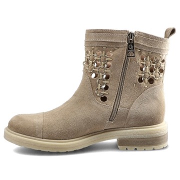 CARINII B7047 TRAPERS TRAPERS, ЗАМШЕВАЯ КОЖА, БЕЖЕВЫЙ