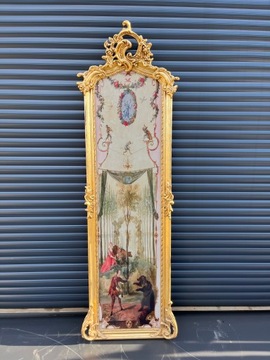 ZŁOTA RAMA secesja OBRAZ Płótno 176 cm