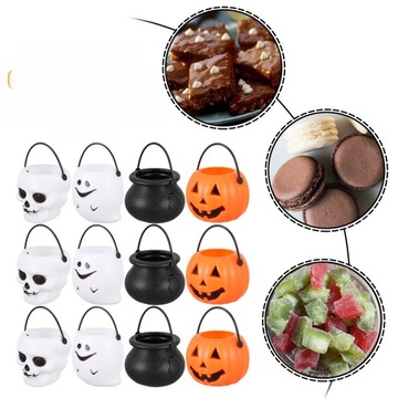 ХЭЛЛОУИНСКОЕ ВЕДРО МИНИ-ДЕРЖАТЕЛЬ ДЛЯ КОНФЕТ ТЫКВЫ