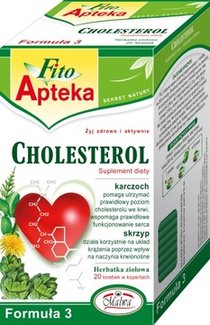 HERBATA FITO APTEKA CHOLESTEROL PRZECIW MIAŻDŻYCY