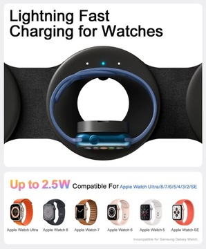 Беспроводное магнитное зарядное устройство 3-в-1