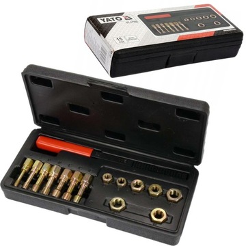 НАБОР ПЛАСТИН YATO ДЛЯ РЕМОНТА РЕЗЬБЫ НА ВИНТАХ И ГАЙКАХ YT-17705