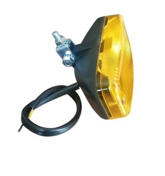 Lampa Żółta Cytrynka pod zderzak z przewodem oldscholl truck tir homologac