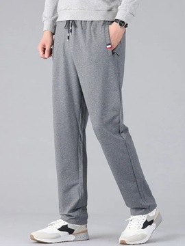 Straight Cotton Sweatpants Men Sportswear Casual L