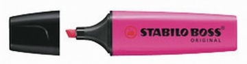 ZAKREŚLACZ STABILO BOSS ORIGINAL RÓŻOWY FLUO.