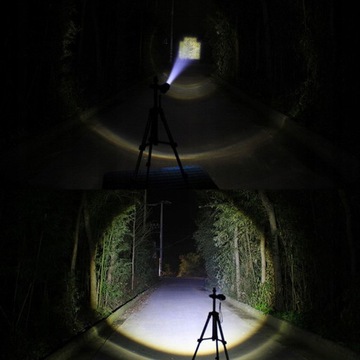 Перезаряжаемый светодиодный USB-фонарик со встроенным светодиодом T6.