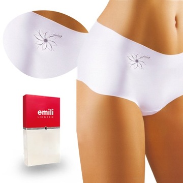 EMILI Daisy Laserowo Cięte Figi biały M