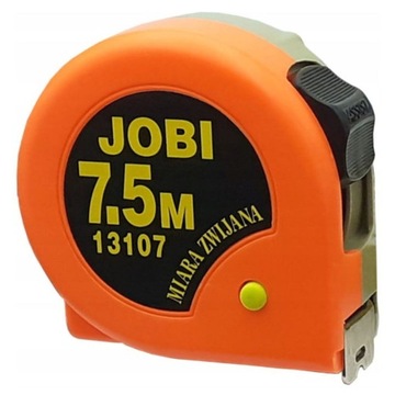 НАБОР МЕРОК ПРОКАТНЫХ 7,5М x 25ММ МЕТАЛЛИЧЕСКИХ МЕРОК 12 ШТ. JOBI