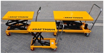 KRAFTMAN Тележка-подъемник стола с ножничной платформой 70х45см 150кг