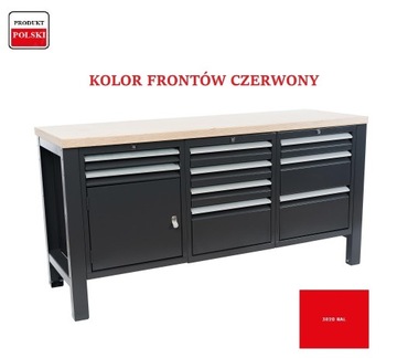 Stół warsztatowy do garażu narzędziowy ślusarski szuflady KOLORY roboczy