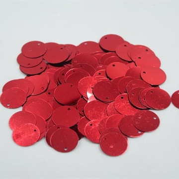 Sewing Craft Loose Sequins Red Gold Colorful