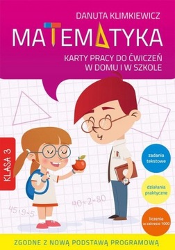 MATEMATYKA 3 Karty pracy KLIMKIEWICZ ćwiczenia//