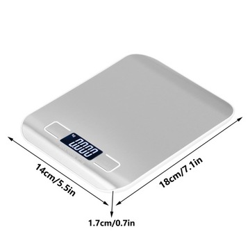 WAGA KUCHENNA ELEKTRONICZNA LCD 5KG